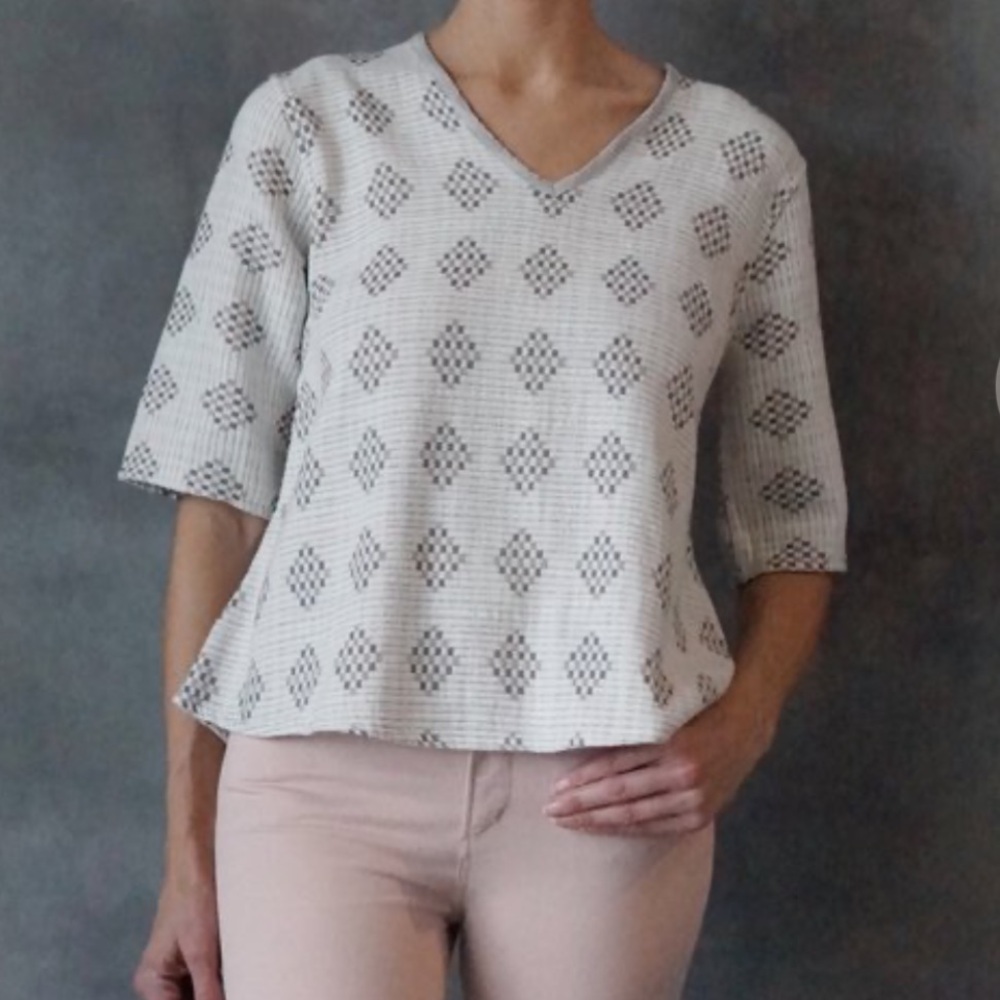 Ace and Jig Reversible Inez Top Feather Size Small - Picture 2 of 16